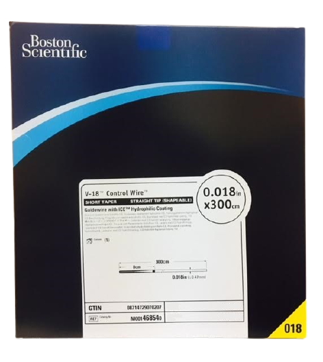 V-18 CONTROL WIRE 8CM, 0.018” x 300CM